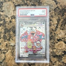 who has the rarest pokemon card Glurak ex Tera Full Art Deutsch 215/197 Obsidian Flammen – PokeDirris main image 1