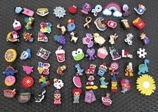 Kids / Adults Crocs Charms Lot of 67 Different Shoes Charms Random Mix