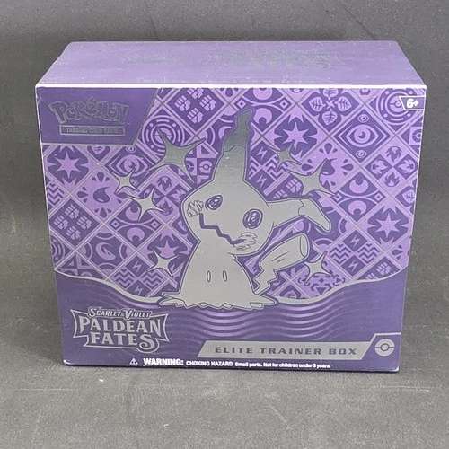 Pokémon TCG Scarlet & Violet Paldean Fates Elite Trainer Box Mimikyu English