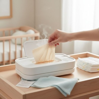 1-Large Capacity Baby Wipe Warmer For Home Travel