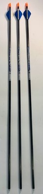 3pk Easton/Beman Defender 400  Arrows Blue/Black 28.75'' Overall