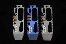 EDC Titanium Alloy 15 in 1 Multi-Tool Pocket Outdoor Camping Keychain