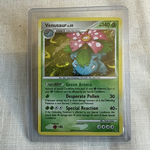 Venusaur HOLO RARE 13/147 Pokemon Platinum Supreme Victors Card TCG 2009