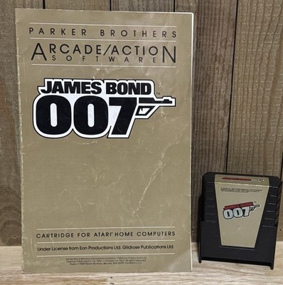 James Bond 007 ~ Atari Home Computers Game & Manual