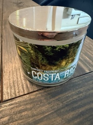 Bath And Body Works Costa Rica Rainforest Passionfruit 3wick 14.5 oz Candle