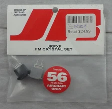 JR 72Mhz FM Transmitter/Receiver Crystal Set CH56 Channel 56 72.910Mhz JRPXF56