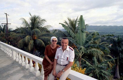 Heinz Schenk wife Gertie Schenk vacation cruise with MS Europa Mo- 1979 Photo