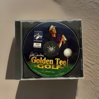 Peter Jacobsen's Golden Tee Golf CD-ROM PC Game 1998 Vintage Rare