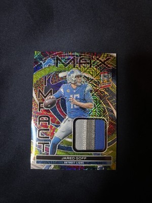 2023 Panini Spectra - Max Impact Jared Goff #MI-JGO /25 (MEM)