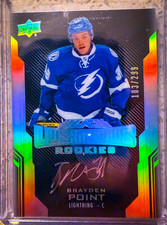 Upper Deck 2016-17 Lustrous Rookies Brayden Point #56 103/299 Autograph RC