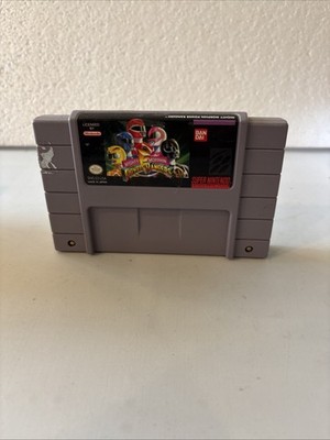 Mighty Morphin Power Rangers - Super Nintendo SNES (Pre-Owned, Tested)