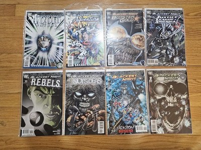 DC ''Blackest Night'' Comics Lot Of 8, See Pics For Issue Number