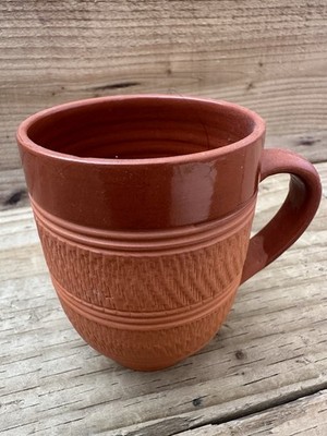 Umweltfreundlicher Tonbecher - handgefertigte natürliche Keramik Tasse für Tee Kaffee UK Verkäufer