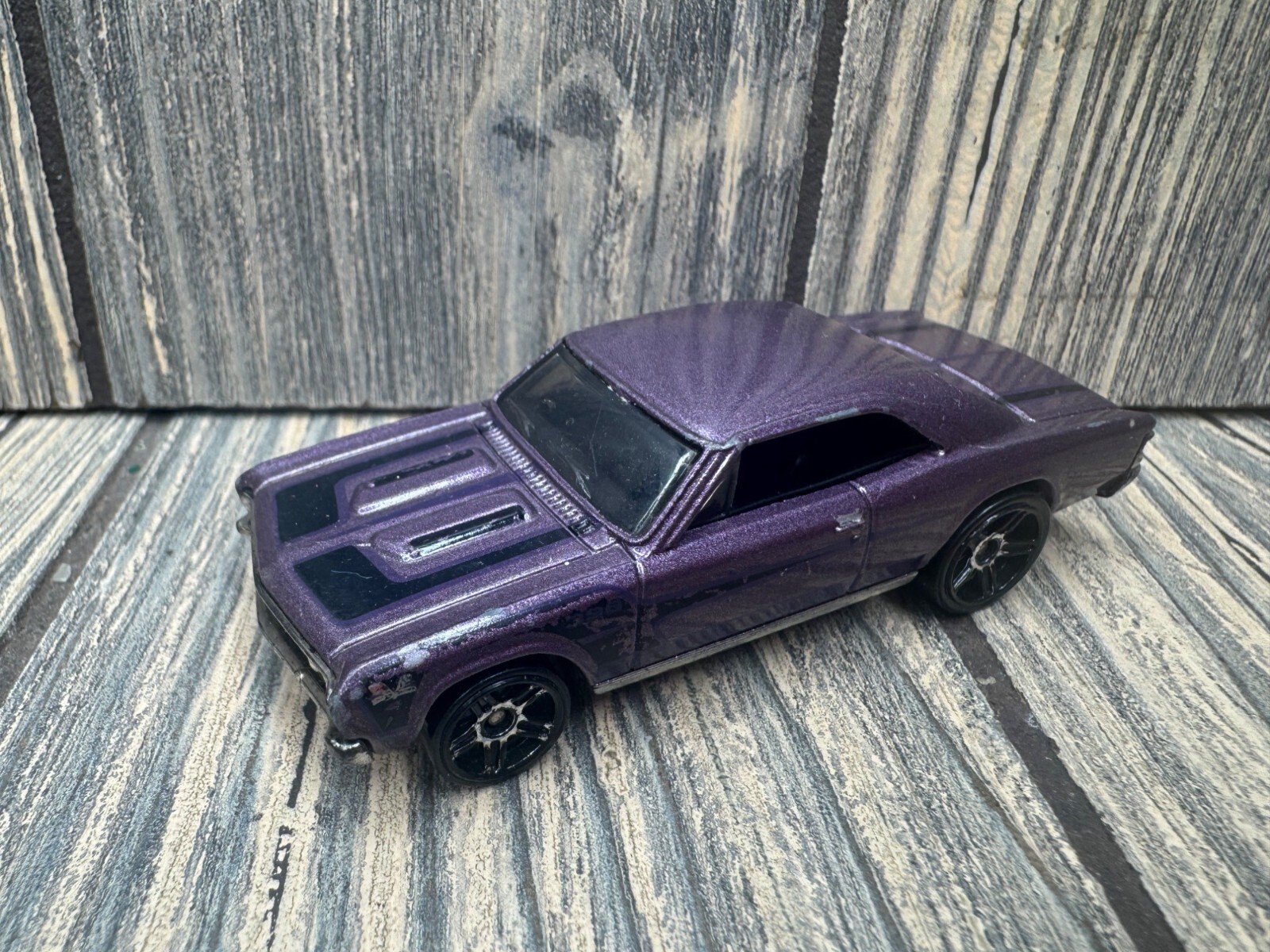 2014 Hot Wheels ‘67 Chevelle SS 396 Purple with Black Stripes