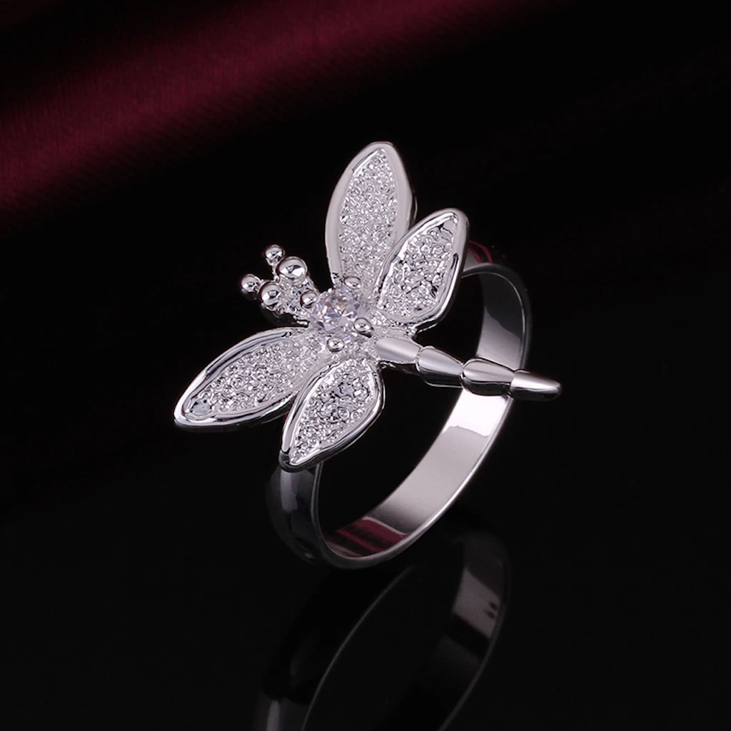 Dragonfly sterling hotsell silver ring