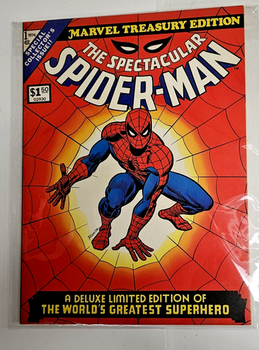 Spectacular Spider-Man #1 Marvel Large 1974 Treasury Collectors Ed. NM Condition
