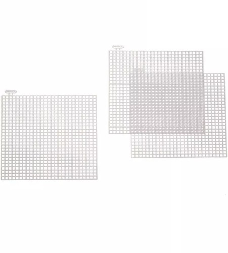 10pc Plastic Canvas Needlecraft Supplies 4in Squares (1 pack) - Picture 2 of 2