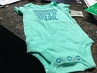 Brand new Okie Dokie Baby One  Piece  Grandpa Keeps It Real  Size 3 months NWT — photo 1