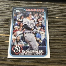 2024 Topps Update US-241 Anthony Rizzo New York Yankees Season highlights