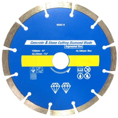 2x Diamant Trennscheibe 150mm zB für APEX 1700W Diamantscheibe Mauerschlitzfräse