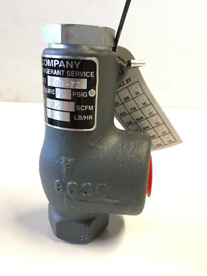 CYRUS SHANK COMPANY No. 803-TA Relief Valve 75 PSI (NEW)