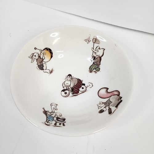 Vintage Johnson Brothers Playtime Bowl Whimsical Animals eBay