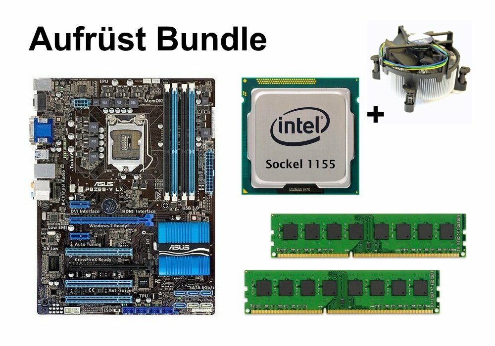 Core i5-2500K + P8Z68-V/GEN3 + メモリ16GB Aufrüst Bundle - ASUS