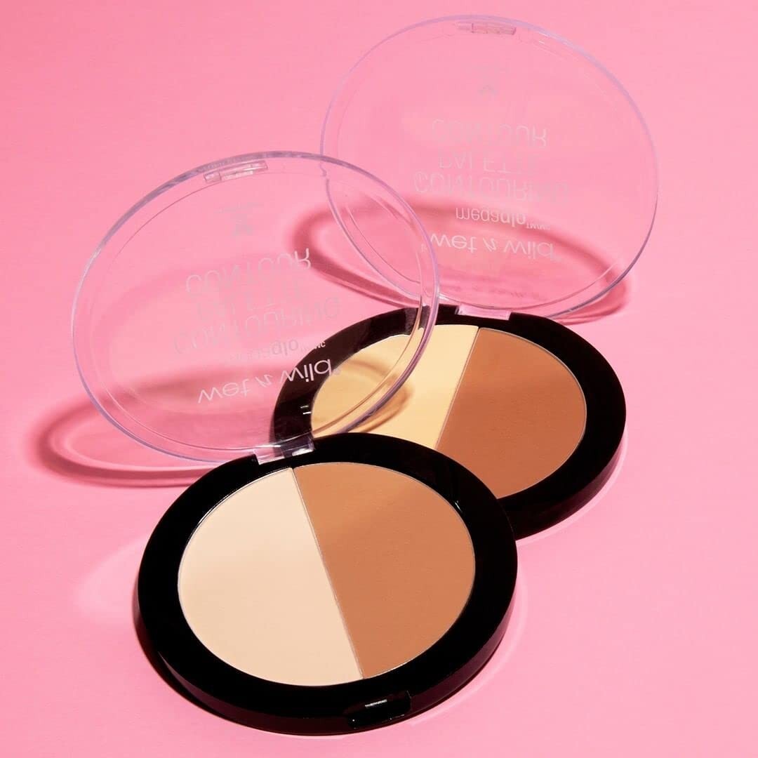 wet n wild MegaGlo Contour Palette, Dulce De Leche | Contouring Powder Face Kit