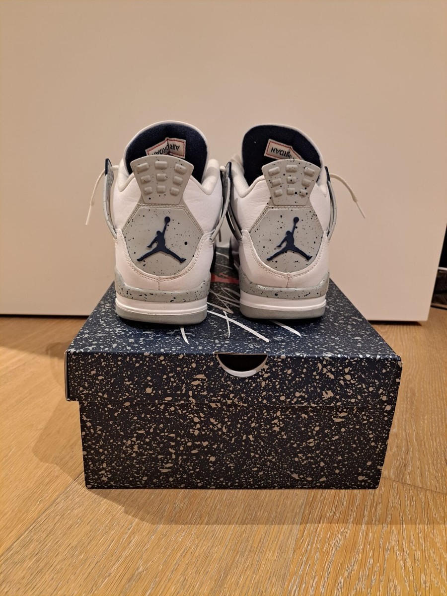 Size 9.5 - Jordan 4 Retro Mid Midnight Navy for sale online | eBay
