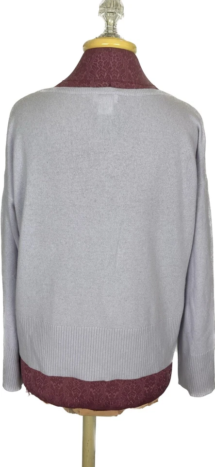 Club Monaco Melissha女式羊绒毛衣薰衣草零售价249美元 — 第 2/4 张图片