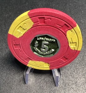 Landmark $5 Casino Chip- Rare Las Vegas Issue- Super Condition