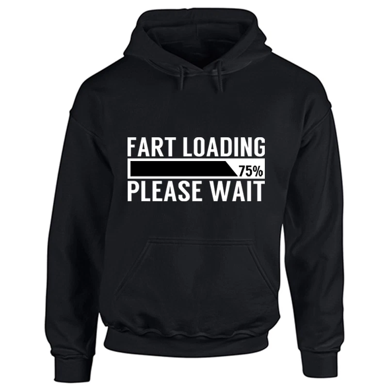 RHUDE Felpa con cappuccio adulto Fart Loading divertente Trump Rude Festival donna e uomo