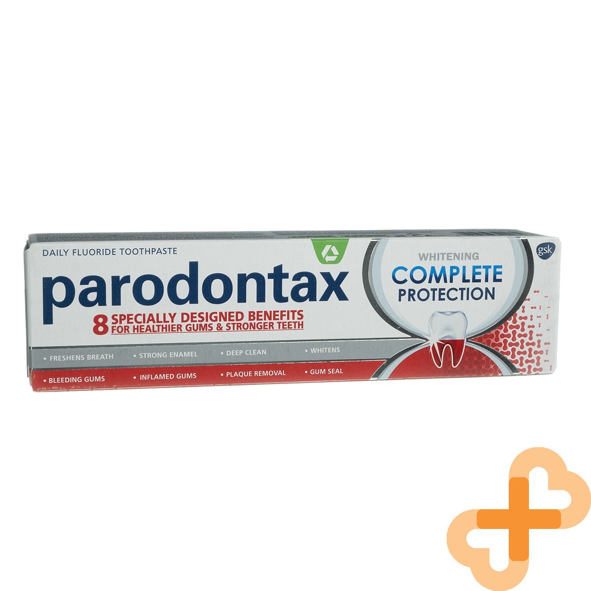 Parodontax Completo Protezione Dentifricio Sbiancante 75 ML Gomma Protezione