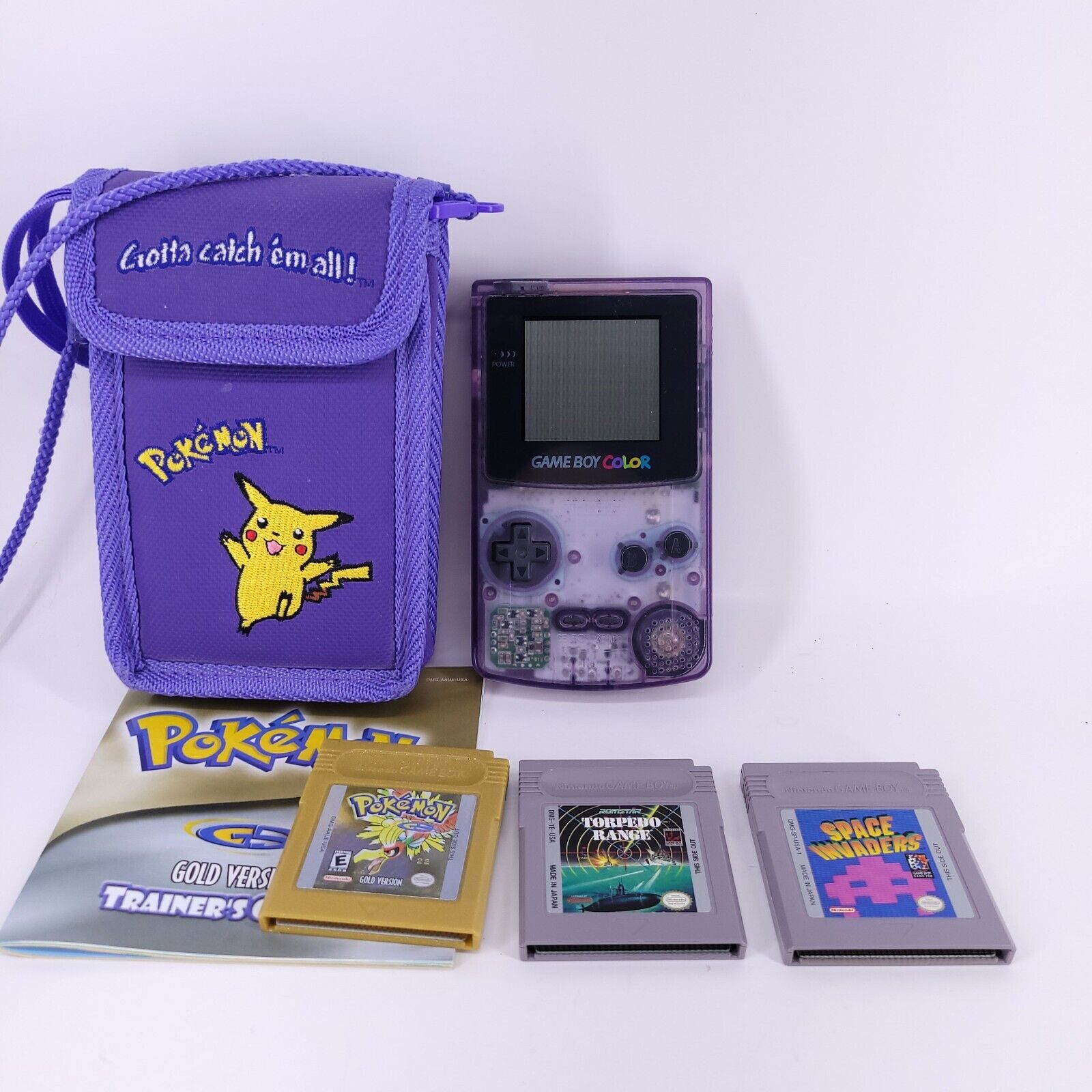 Console - Game Boy Color (Atomic Purple - Clear Purple) - Super Retro - Game  Boy Color