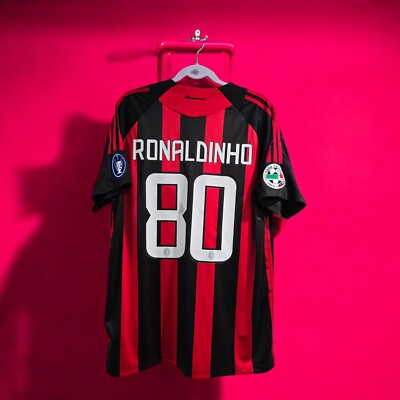 AC MILAN HOME 2008/2009 - Retro Jersey - Football Soccer