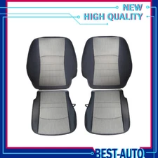 Driver Passenger Bottom-Top Gray Seat Cover For Dodge Ram 1500 2500 2009-11 2012