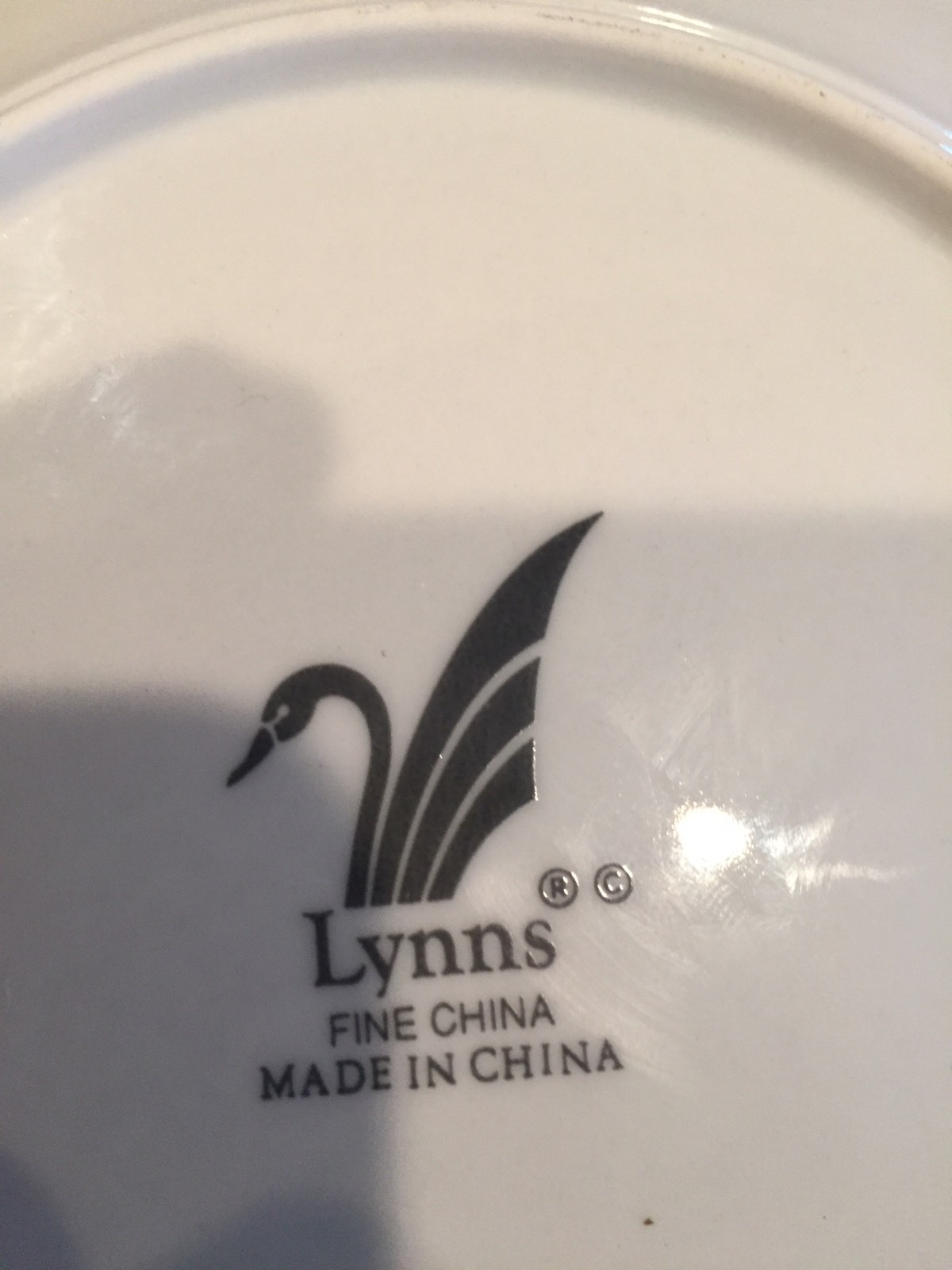 Lynns Fine China "Holly Wreath""Dessert Plate7 1/2" Diameter eBay