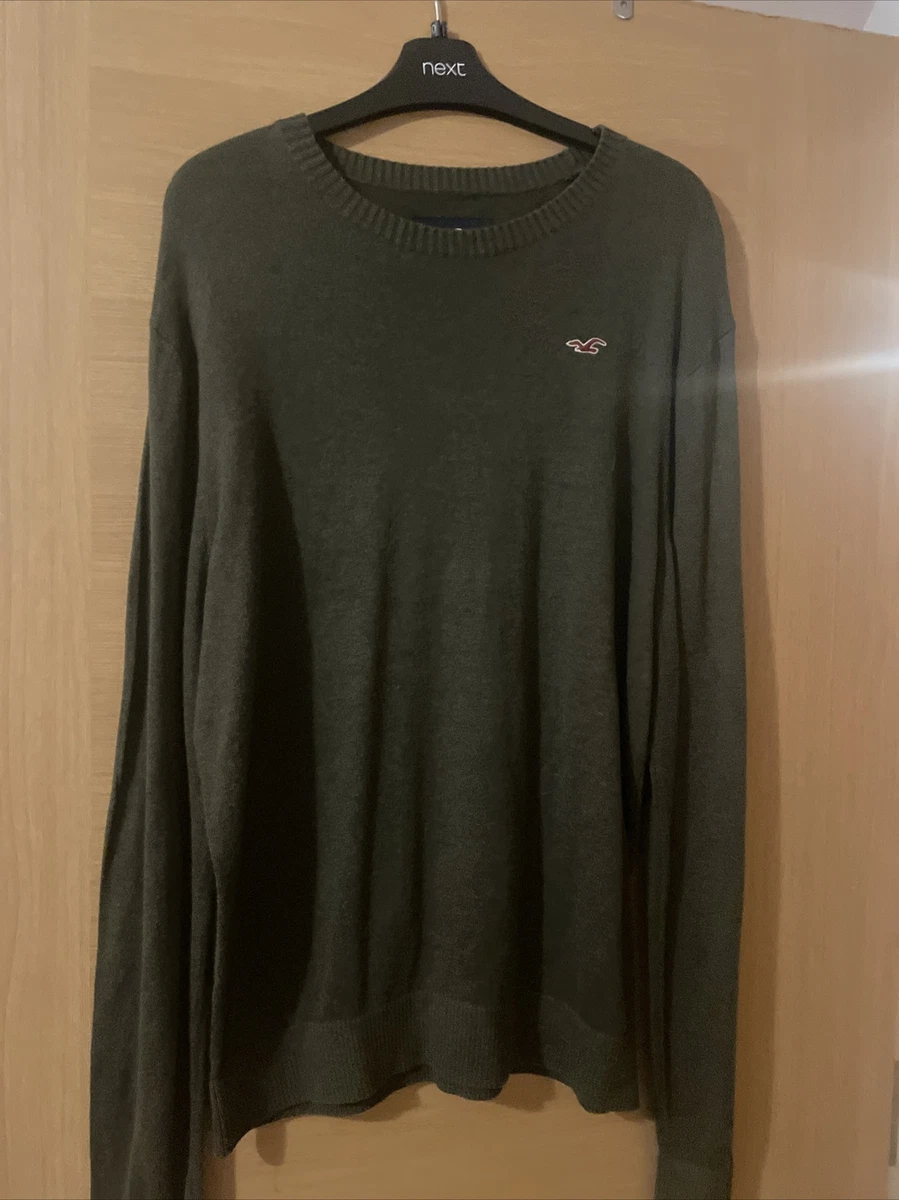 Hollister green deals jumper