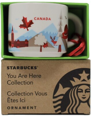 #ad #ad Starbucks You are Here Series Canada Ceramic Demitasse Ornament Mug 2 Oz $24.99