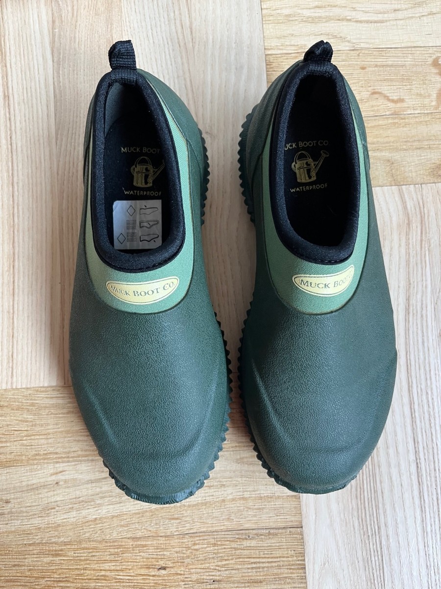 Muck Boot Co Garden Shoes Green Waterproof Rubber Slip On Clogs Mens Womens Muck Boot Daily Lawn & Garden Clogs DLC-333E Garden Green  main image 2