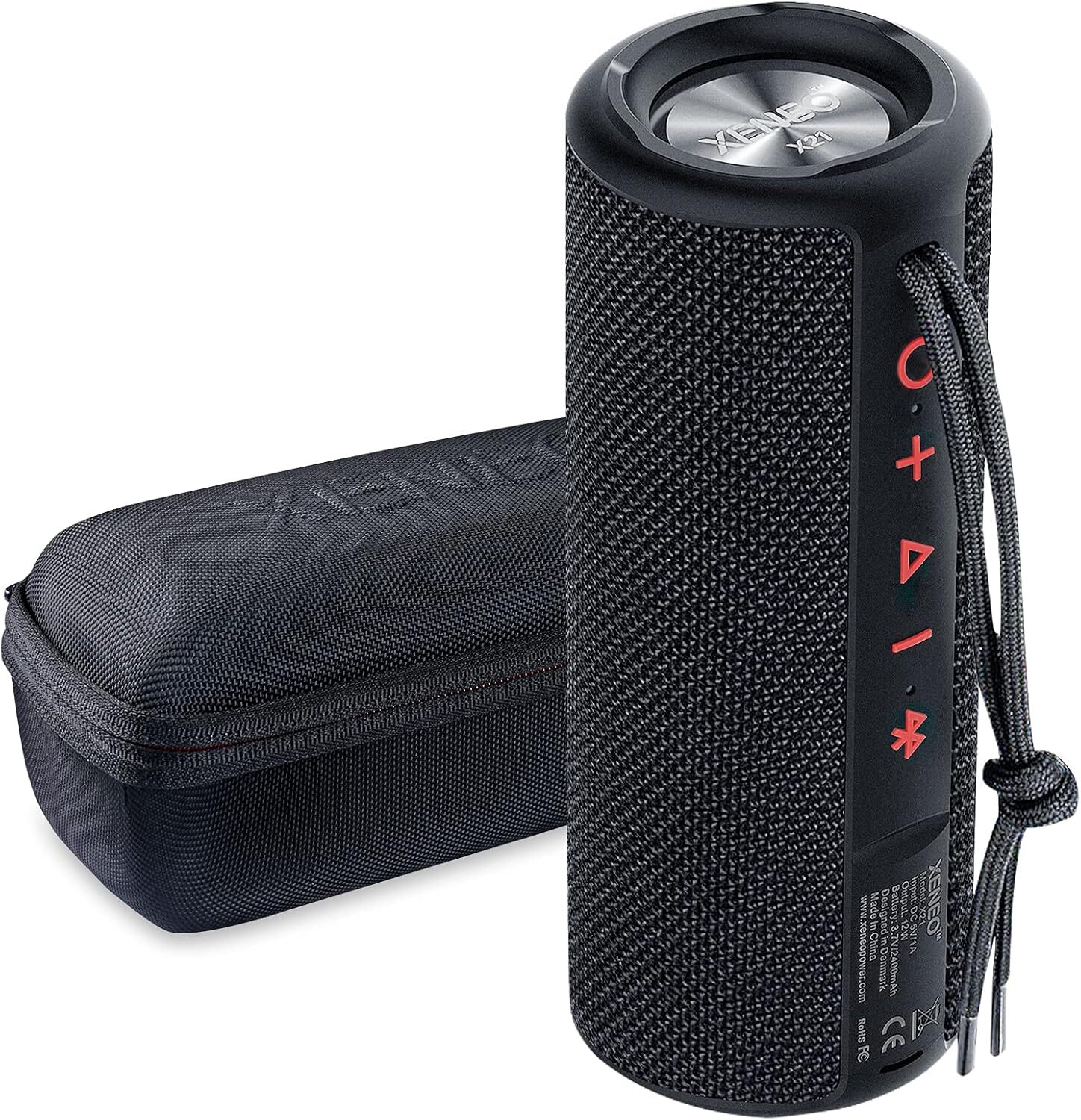 M... X21 Portable Outdoor Wireless Bluetooth Speaker Waterproof with FM Radio