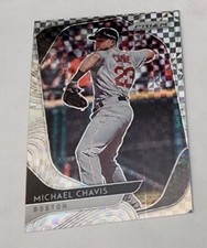 2020 Panini Prizm Prizms Power Plaid #91 Michael Chavis (17/75)