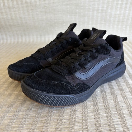 Vans Range EXP Skate Shoes Mens Size 7.5 Black Gum Suede Canvas Sneakers - Picture 7 of 20