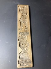 Ręcznie robiona vintage holenderska forma do ciasteczek mężczyzna i kobieta forma do ciasteczek