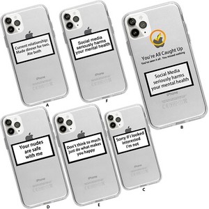 Funny Letter Social Media seriously harms your mental health Phone Case Cover