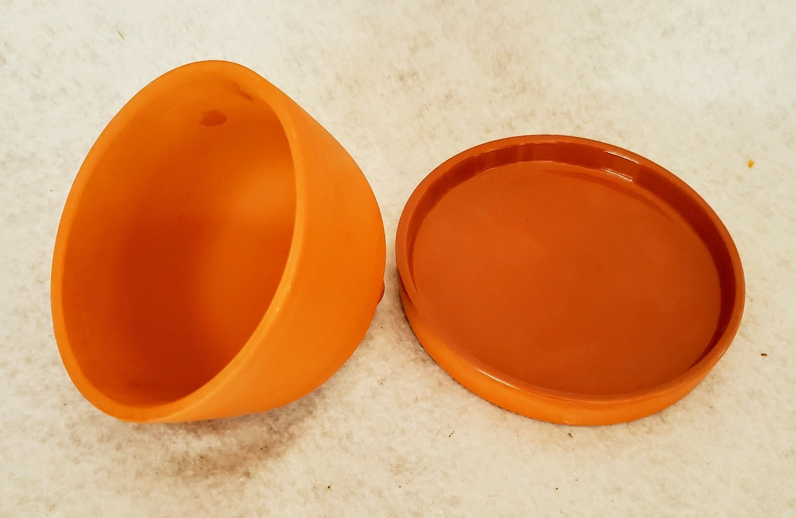 Garlic Roaster Clay Terra Cotta Glazed Base and Vent Large eBay