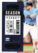 2020 Panini Contenders Austin Meadows #24 Green
