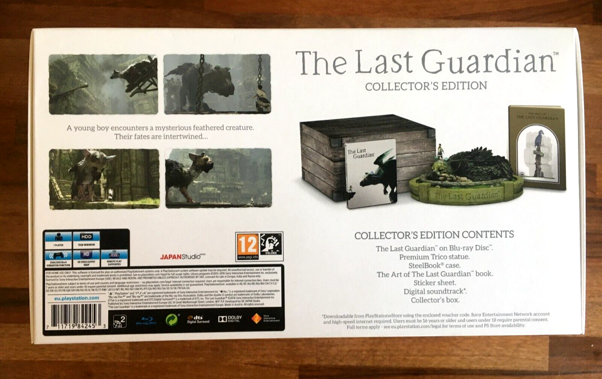 THE LAST GUARDIAN PS4 Collectors Edition ** BRAND NEW UNOPENED