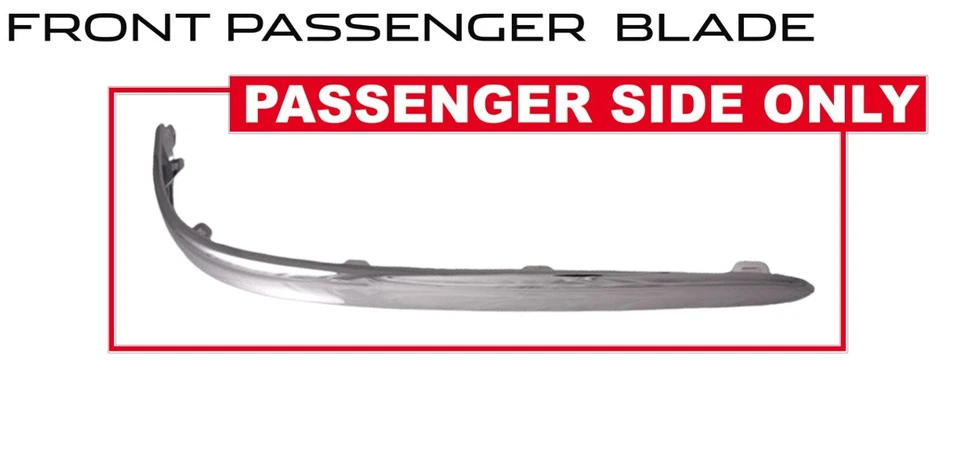 Hoja de parachoques lateral genuina OEM Jaguar moldeada inferior PASAJERO CROMO C2C1592 Foto 2 de 2