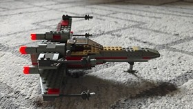 Lego Star Wars X-wing Fighter (7140) - Complete, Manual Included - Very Good